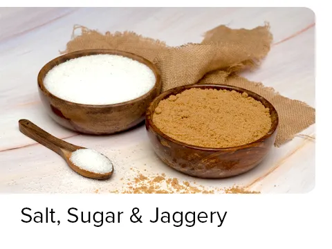 Salt,Suger and Jeggry